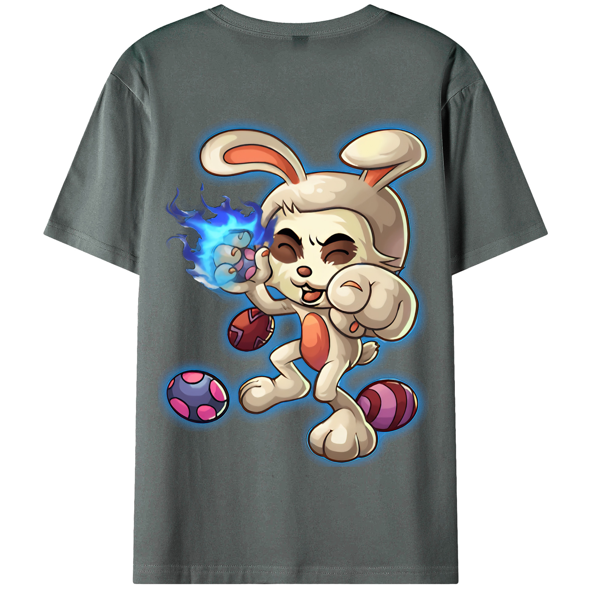 リーグ・オブ・レジェンド League of Legends LOL 綿100％半袖Tシャツ（背面プリント）